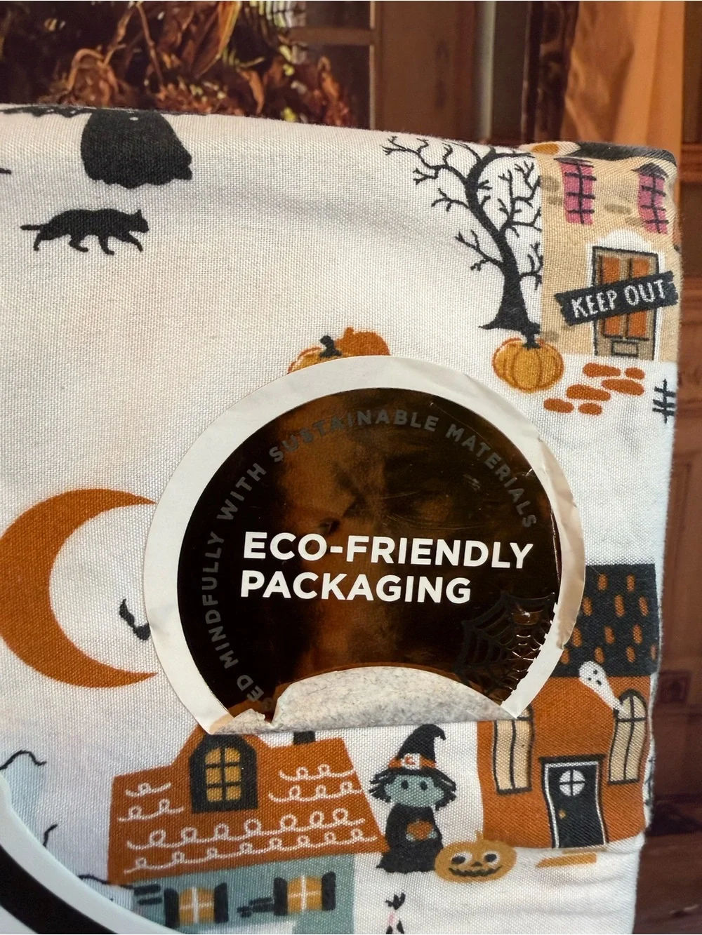 Halloween brushed microfiber